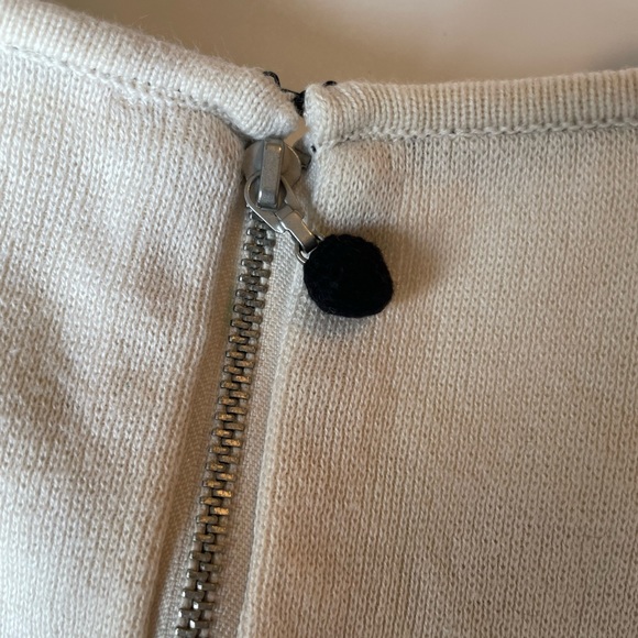 Anthropologie HWR Monogram Short Sleeve Sweater 100% cotton / size XS - Picture 3 of 7